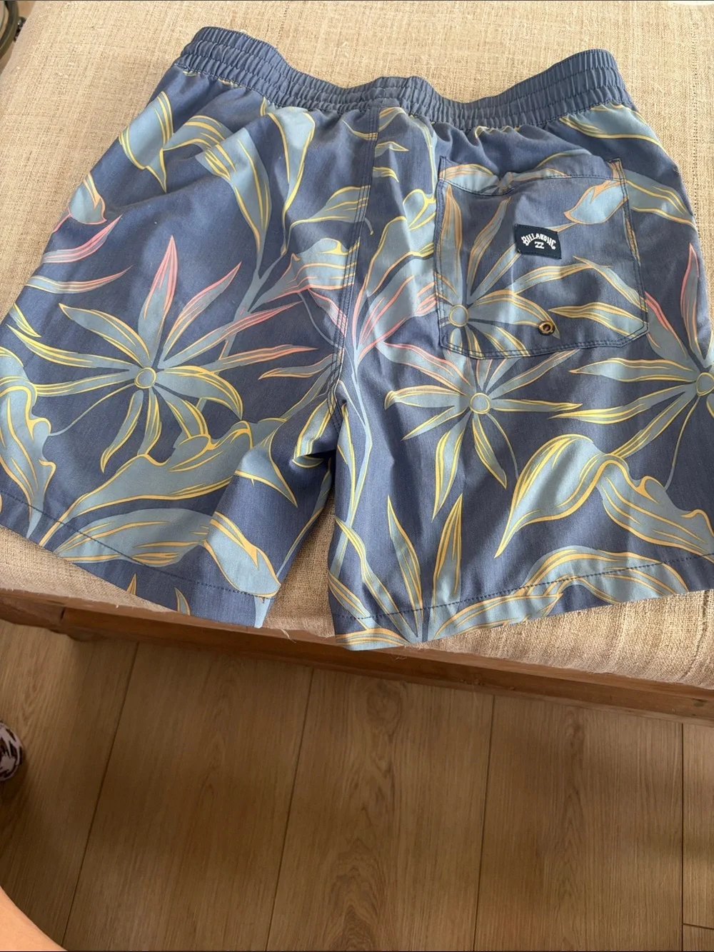 Billabong Blue Floral-Print Men's Board Shorts
